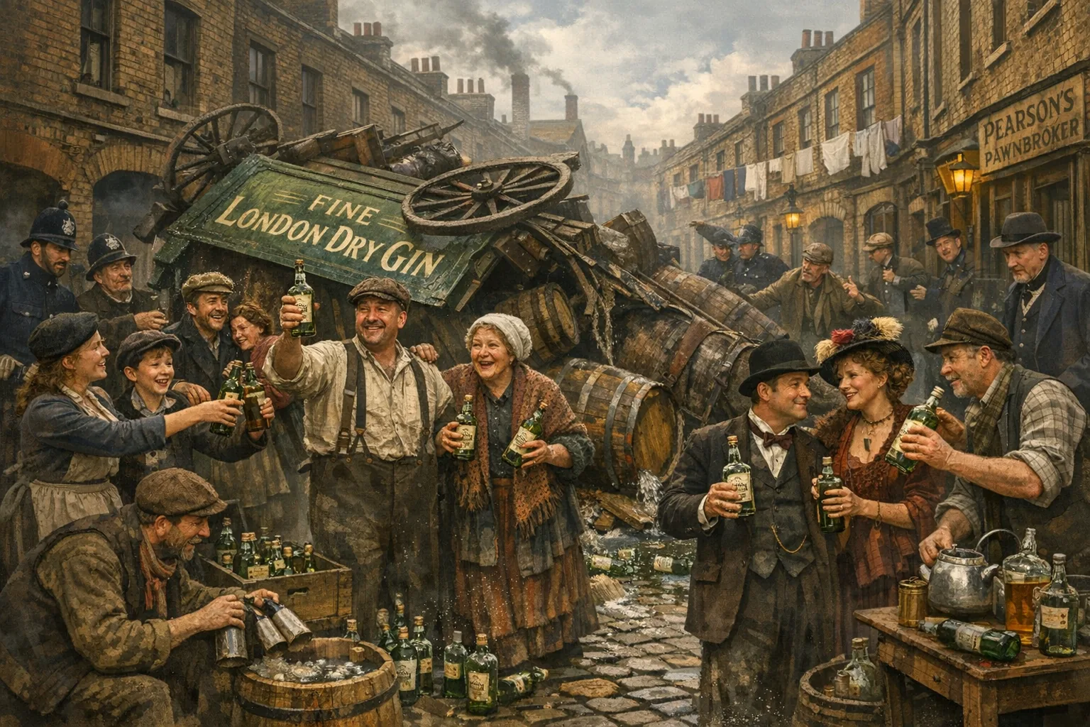 Cover of London Gin by Clive P. Newton